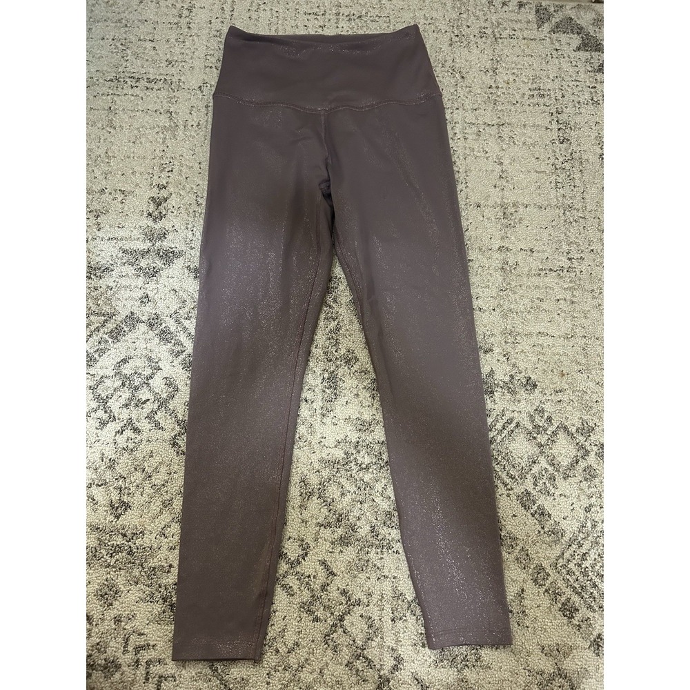 Beyond Yoga Spacedye Leggings Caught in the Midi Brushed Rose Mauve‎ Sz Medium